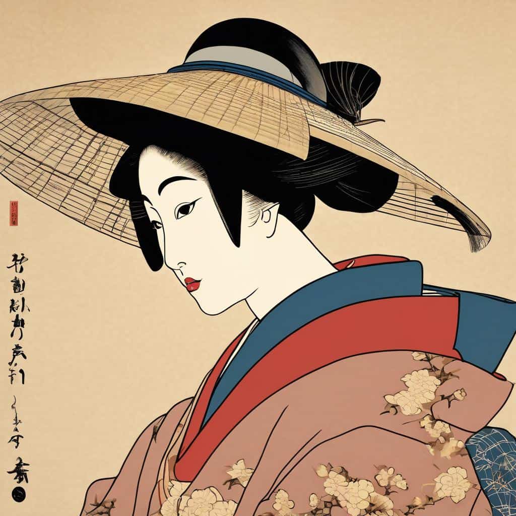 Ομορφιά και χρώματα στην ιαπωνική τέχνη, εστίαση σε συναισθήματα και αισθητική.